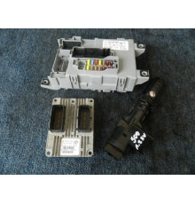КОМПЬЮТЕР IAW 5SF9 КЛЮЧ ЗАЖИГАНИЯ BSI FIAT 500 1.2 8V 07-