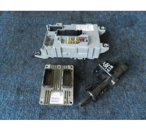 КОМПЬЮТЕР IAW 5SF8 КЛЮЧ ЗАЖИГАНИЯ BSI FIAT 500 1.2 8V 07-