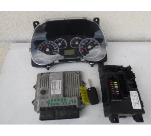 КОМПЛЕКТ КОМПЬЮТЕРА FIAT GRANDE PUNTO 518826696 6F3.ПБ