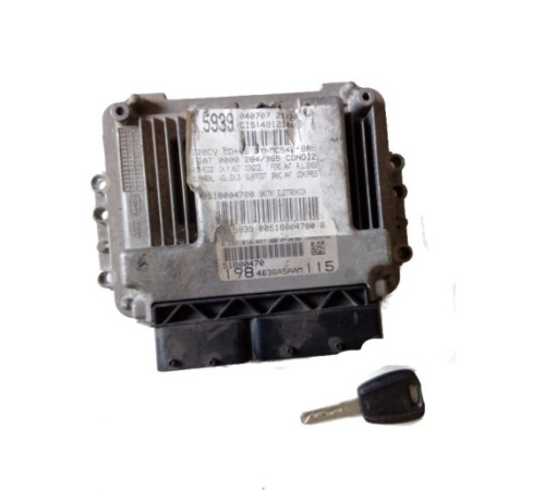 Компьютер с ключом 0281014457 FIAT BRAVO II