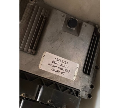 Компьютер двигателя FIAT DUCATO E6 55262753