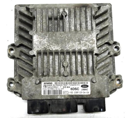 Компьютер двигателя 3s61-12A650-FC Ford Fiesta Mk6