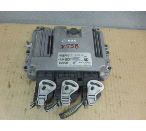 компьютер FORD C-MAX 0281011533 3M51 - 12A650-HD