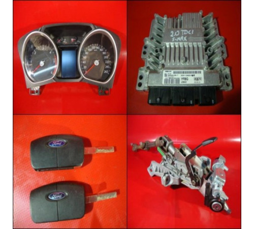 КОМПЬЮТЕР СЧЕТЧИК КОМПЛЕКТ ДЛЯ FORD S-MAX GALAXY 2.0 TDCI