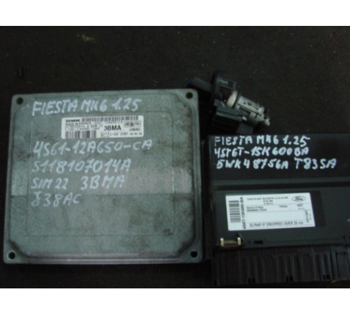 FORD FIESTA MK6 1.25 КОМПЬЮТЕРНЫЙ СТАРТОВЫЙ КОМПЛЕКТ