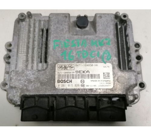 FORD FIESTA MK7 1.6 TDCI КОМПЬЮТЕР 0281015826