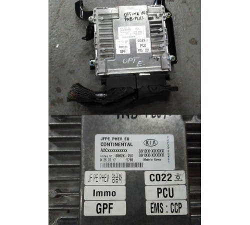 KIA OPTIMA IV 17R ГИБРИДНЫЙ ПЛАГИН КОМПЬЮТЕР SIM2K250