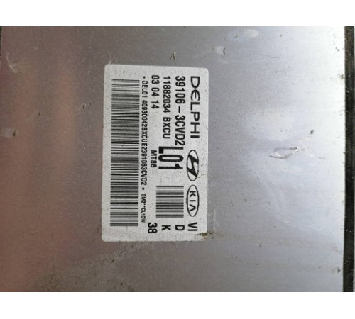 Контроллер компьютера Hyundai Kia DELPHI 39106-3cvd2