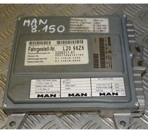 @ MAN L2000 LE 94-04 @ компьютер двигателя 0281020009