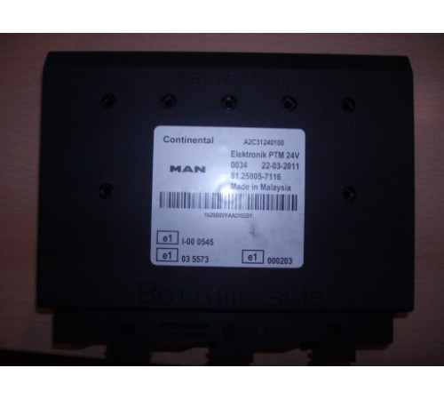 КОНТРОЛЛЕР КОМПЬЮТЕРА PTM-FR № 81.25805-7116 MAN TGX