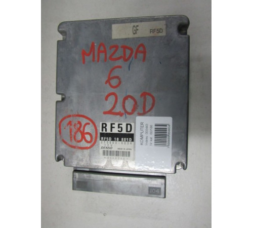 MAZDA 6 VI 2.0 D КОМПЬЮТЕР ДВИГАТЕЛЯ RF5D18881D 186