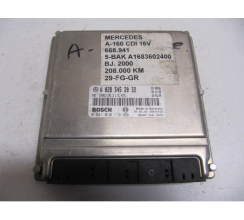 MERCEDES W168 1.7 драйвер компьютер A0285452032