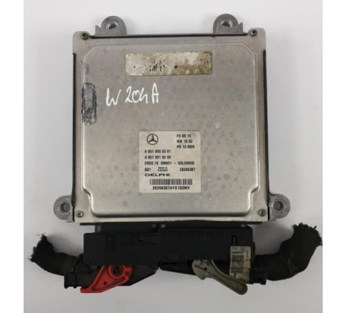 Компьютер двигателя MERCEDES W204 2.2 CDI A6519000301