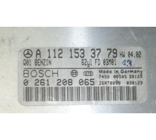 MERCEDES W220 3.2 V6 компьютер двигателя A1121533779
