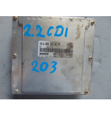 MERCEDES W203 2,2 CDI компьютер двигателя A0001535579
