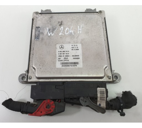 Компьютер двигателя MERCEDES W204 2.2 CDI A6519007401