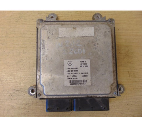 Компьютер двигателя MERCEDES W212 2.2 CDI A6519000301