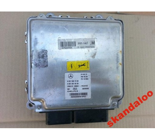 Компьютер управления двигателем M651 MERCEDES 6519007000