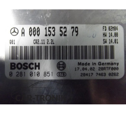 A00015305279 0281010851 MERCEDES W203 КОМПЬЮТЕР