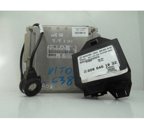 MERCEDES W638 2.2 CDI комплект компьютера A0001531179