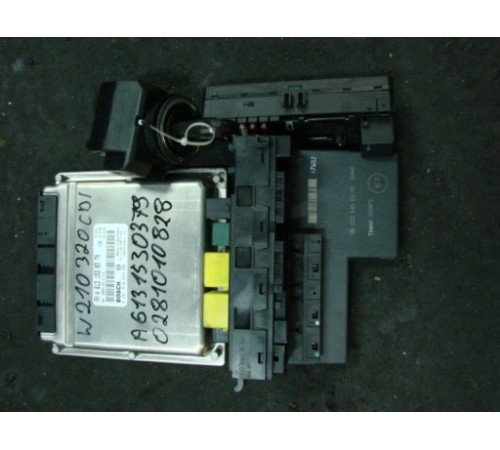 MERCEDES W210 320 CDI 0281010828 компьютер комплект
