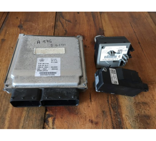 MERCEDES A 176 компьютерный замок зажигания 6519007600