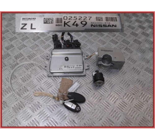 NISSAN NOTE 1.2 2014 E12 компьютер ключ зажигания ключ