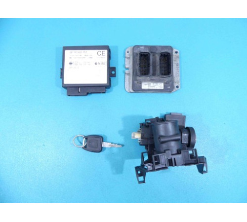 КОМПЬЮТЕР КОМПЛЕКТ OPEL ASTRA II G 90569370 1.8 16V