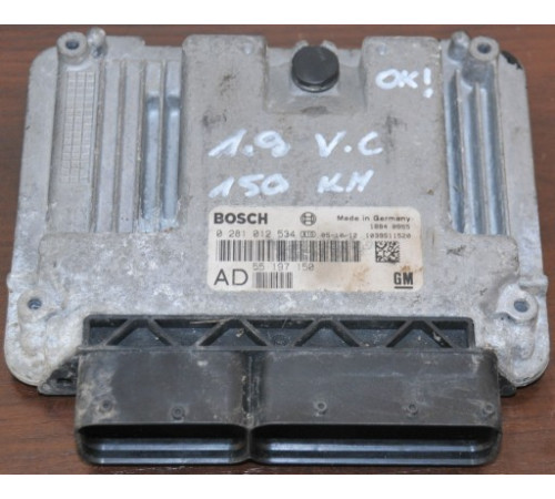 КОМПЬЮТЕР OPEL VECTRA C 1.9 0281012534 55197150