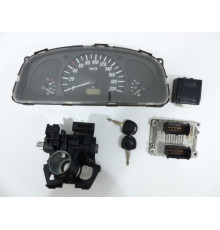 КОМПЬЮТЕР КОМПЛЕКТ OPEL AGILA 1.0 12V WTR.ВЕЛЬПКТ