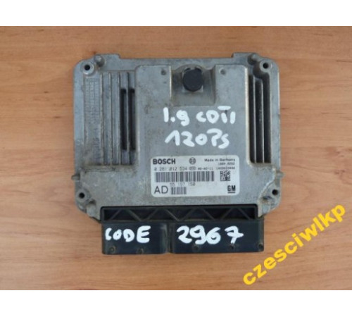 КОМПЬЮТЕР ДВИГАТЕЛЯ AD OPEL VECTRA C SIGNUM 1.9 CDTI