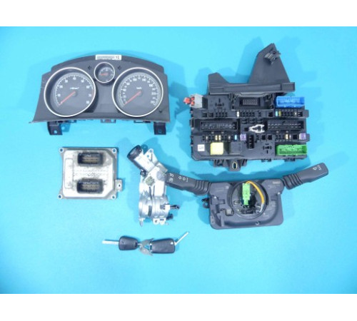 КОМПЬЮТЕР КОМПЛЕКТ OPEL ASTRA III H 3 1.6 16V