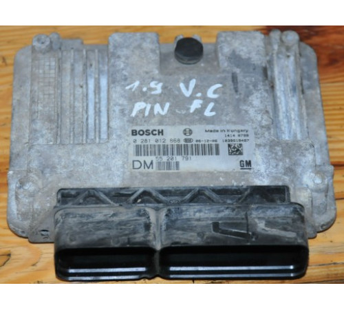 КОМПЬЮТЕР OPEL 1.9 CDTI 55201791 0281012868 PIN
