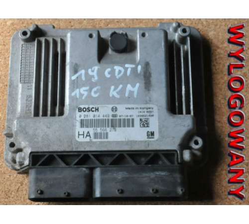 КОМПЬЮТЕР OPEL 1.9 Z19DTH 150Л. С. 55566276 0281014449