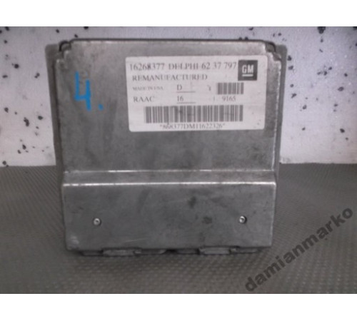 16268377 6237797 КОМПЬЮТЕР OPEL ASTRA 1.6