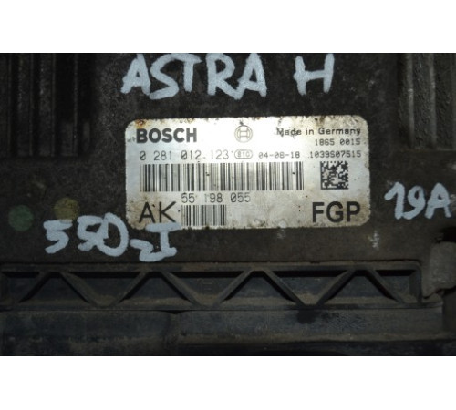 КОМПЬЮТЕР ДВИГАТЕЛЯ OPEL ASTRA H 0281012123