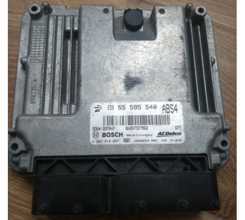 КОМПЬЮТЕР ДВИГАТЕЛЯ OPEL 55595540 0281019867