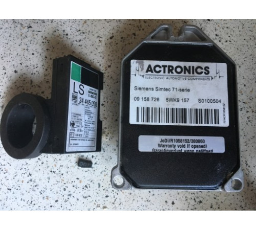 СТАРТОВЫЙ КОМПЛЕКТ 09158726 5WK9157 OPEL ZAFIRA A