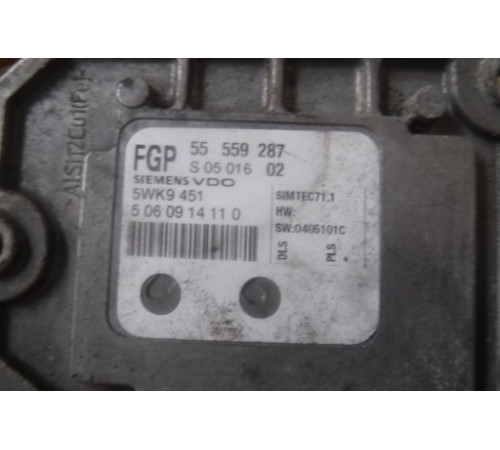 БЛОК УПРАВЛЕНИЯ КОМПЬЮТЕР OPEL 55559287 5WK9 451 ORIG