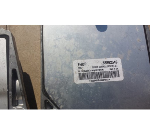 OPEL компьютер двигателя meriva 1.6 16 в 12249823
