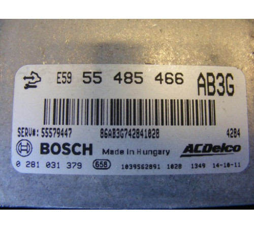 КОМПЬЮТЕР OPEL ASTRA IV J 16 2.0 CDTI 55579447 AB3G