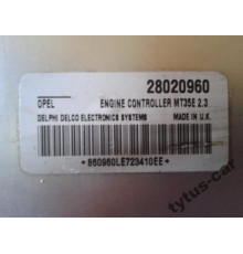 Opel Astra H III компьютер Z16 XEP 28020960