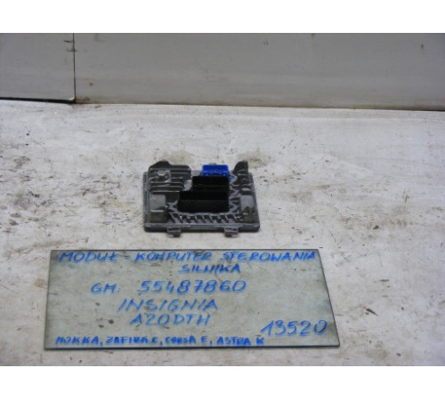 OPEL КОМПЬЮТЕР ДРАЙВЕР INSIGNIA B20DTH 55487860