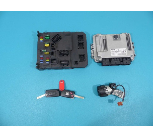 КОМПЬЮТЕР КОМПЛЕКТ PEUGEOT 407 1.6 HDI 9655708480