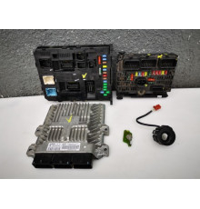 9658070980 комплект компьютера BSM Peugeot 407 2.7 HDI