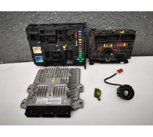 9658070980 комплект компьютера BSM Peugeot 407 2.7 HDI
