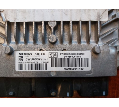 КОМПЬЮТЕР 5WS40029L-T 9656061180 SID 803 PEUGEOT