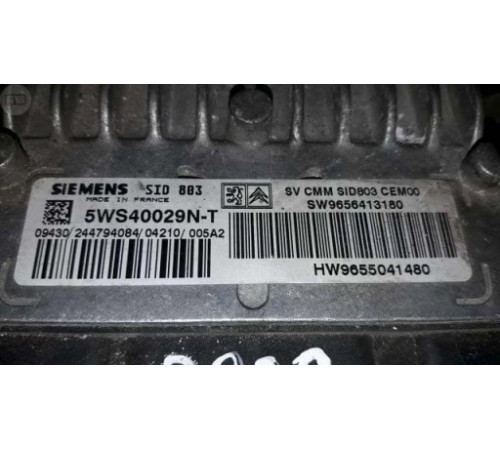 Komputer PEUGEOT 307 2.0 HDI 5WS40029N-T 965641318
