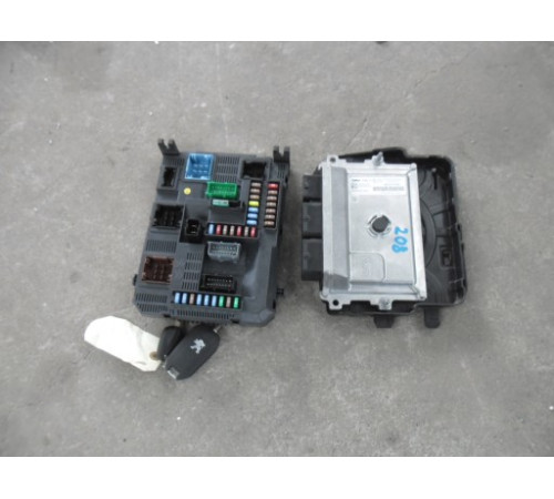 ПЕЖО 208 2014 КОМПЬЮТЕР ДВИГАТЕЛЯ 1.0 12V BSI