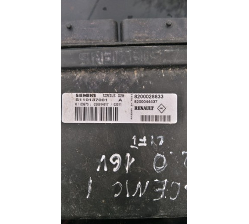Компьютер двигателя RENAULT 1.6 S110137001 без IMMO !